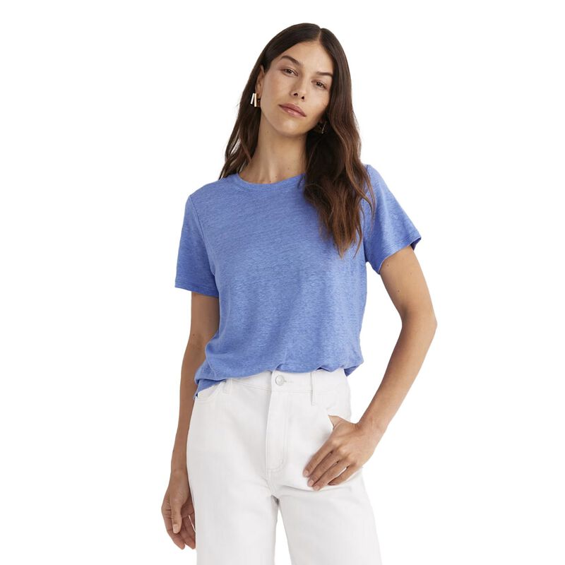Sportscraft Tonia Crew Neck Linen Tee image number 0